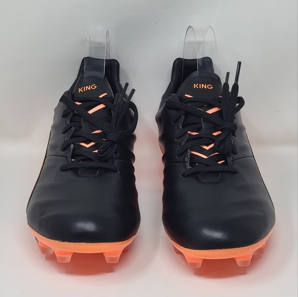 Puma King Pro 21 FG Mens Size 8.5 Soccer Cleats Black Orange Style 106549-04 New - Picture 7 of 11